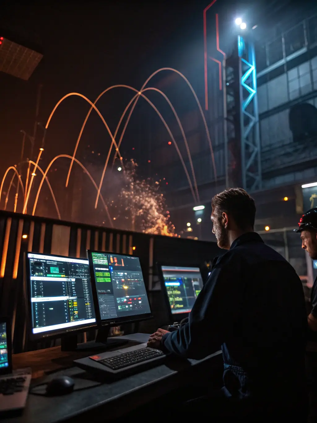 A sleek, futuristic graphic representing seamless integration and automation, highlighting VO360's ability to streamline business processes.